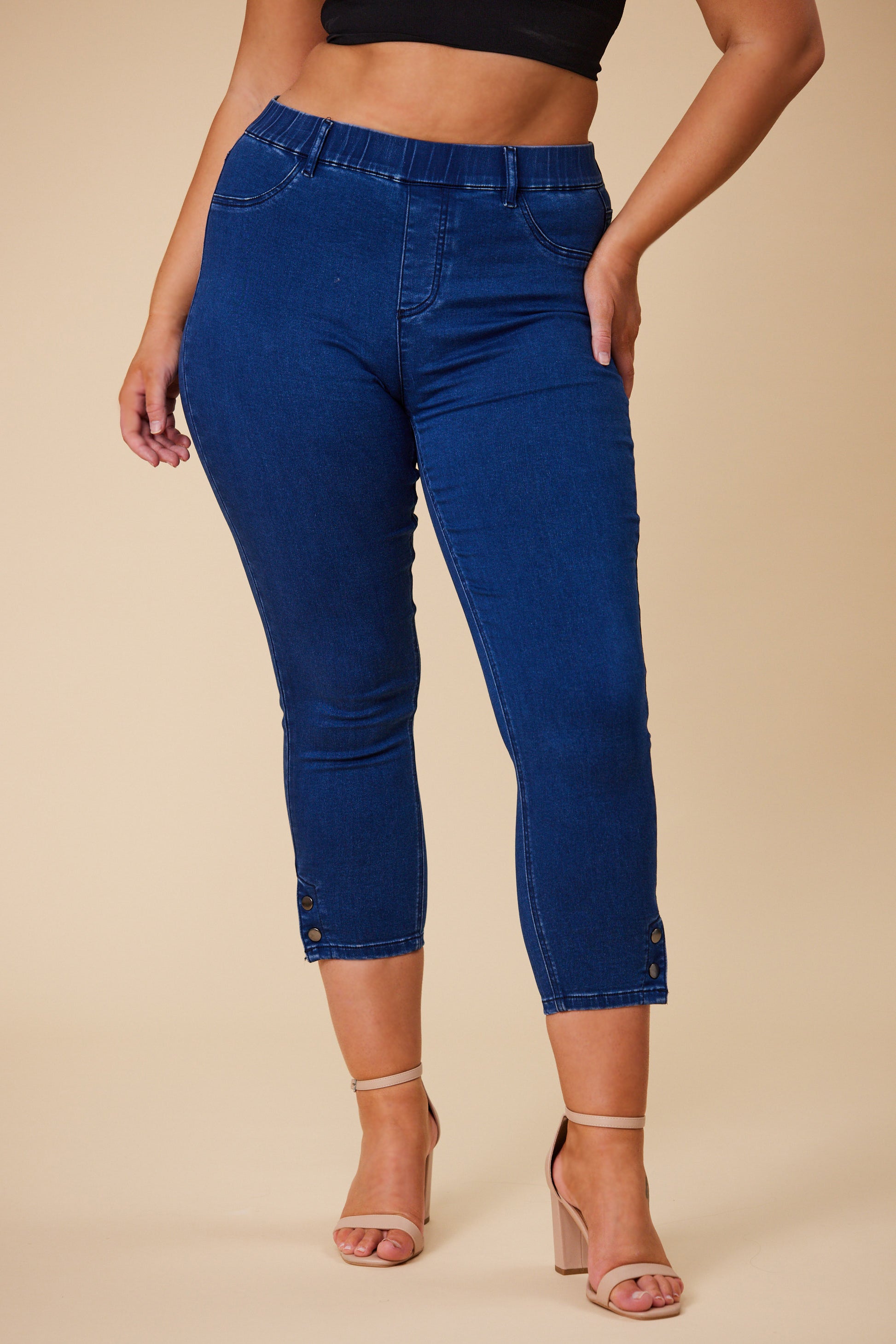 Curvy fashion fit plus size jeans